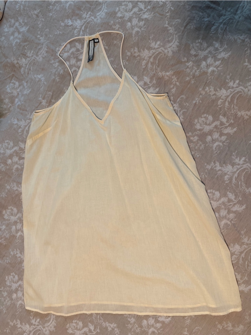 Scarlett Poppies, Midi Dress, cream/black, size Large - Picture 11 of 15